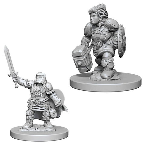 D&D Nolzur's Marvelous Miniatures: W03 Dwarf Paladin [Unpainted]