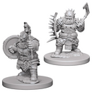 Pathfinder Battles Deep Cuts Miniatures: W04 Dwarf Male Barbarian [Unpainted]
