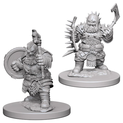 Pathfinder Battles Deep Cuts Miniatures: W04 Dwarf Male Barbarian [Unpainted]