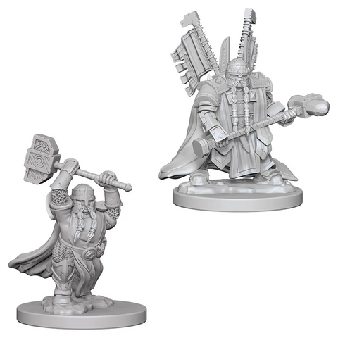 D&D Nolzur's Marvelous Miniatures: W04 Dwarf Paladin [Unpainted]