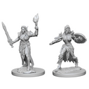 Pathfinder Battles Deep Cuts Miniatures: W01 Elf Female Fighter [Unpainted]