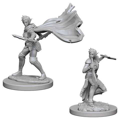 Pathfinder Battles Deep Cuts Miniatures: W04 Elf Female Rogue [Unpainted]