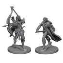 Pathfinder Battles Deep Cuts Miniatures: W01 Elf Male Fighter [Unpainted]