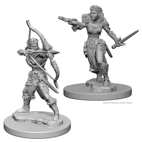 D&D Nolzur's Marvelous Miniatures: W01 Elf Ranger [Unpainted]