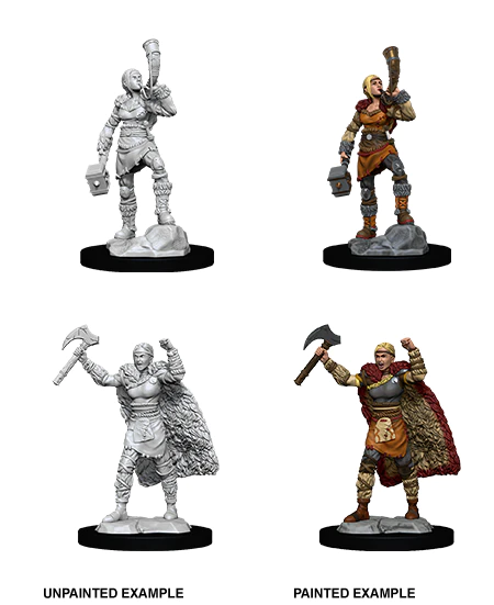 D&D Nolzur's Marvelous Miniatures: W12 Human Barbarian [Unpainted]