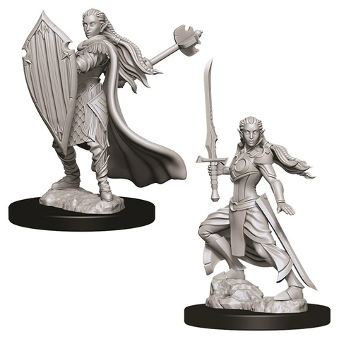 D&D Nolzur's Marvelous Miniatures: W09 Elf Paladin [Unpainted]