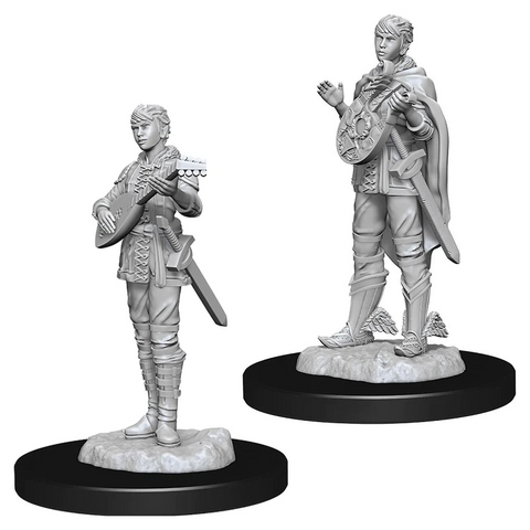 D&D Nolzur's Marvelous Miniatures: W07 Half Elf Bard [Unpainted]