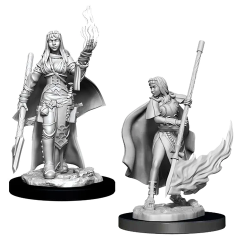 Pathfinder Battles Deep Cuts Miniatures: W11 Female Human Oracle [Unpainted]