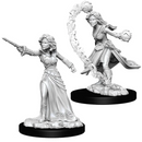 Pathfinder Battles Deep Cuts Miniatures: W06 Female Human Wizard [Unpainted]
