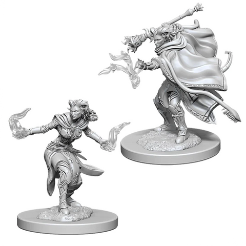 D&D Nolzur's Marvelous Miniatures: W06 Tiefling Warlock [Unpainted]
