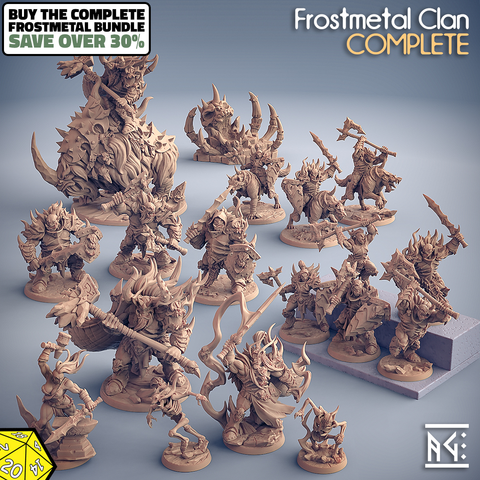 Yeti Large / Gargantuan Ice Frost 28mm D&D Miniatures Dungeons