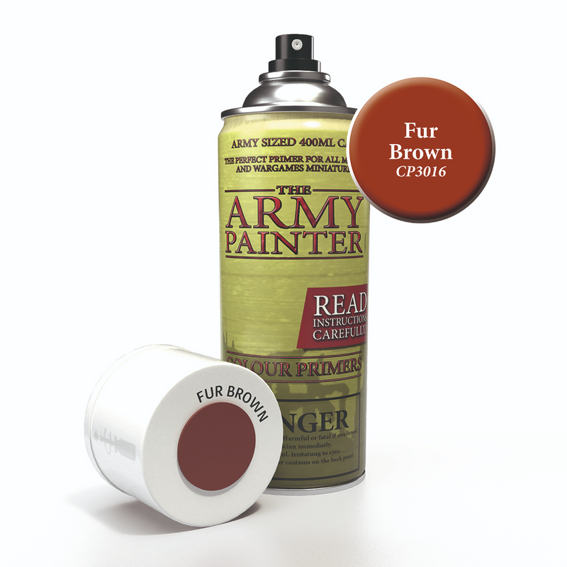 The Army Painter: Colour Primer - Fur Brown **Local Pick-Up and Purchase Only**