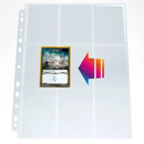 Gamegenic Ultrasonic Sideloading 9-Pocket Pages - Clear [50ct]