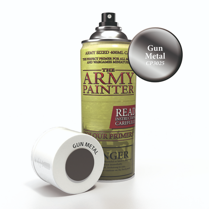 The Army Painter: Colour Primer - Gun Metal **Local Pick-Up and Purchase Only**