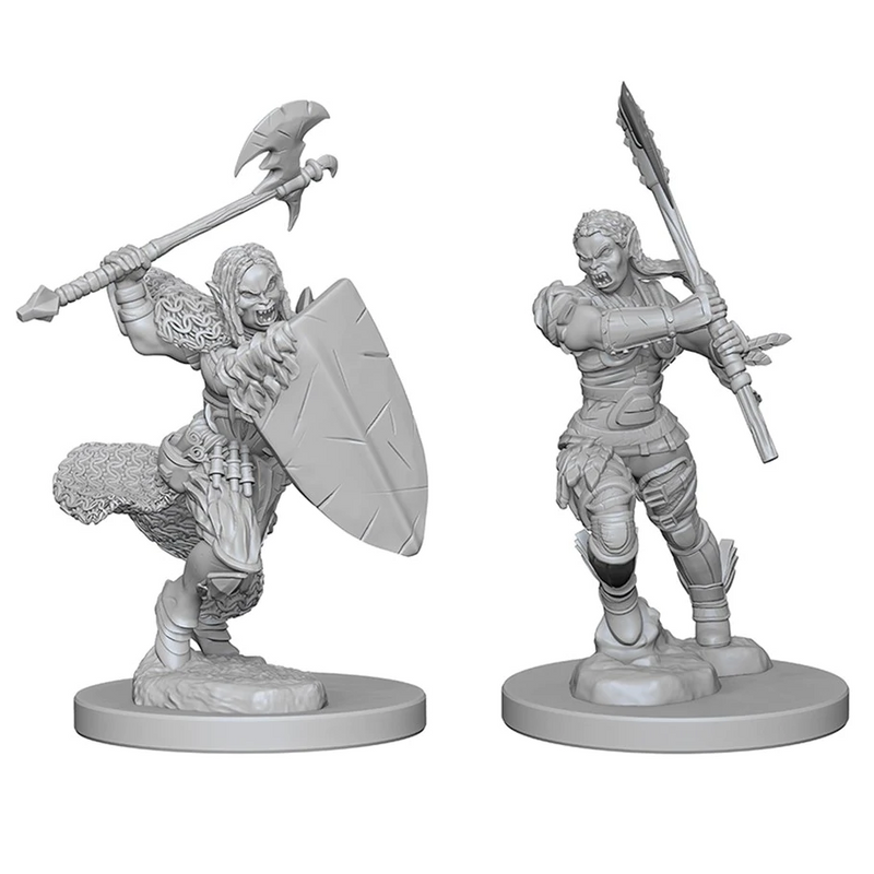 Pathfinder Battles Deep Cuts Miniatures: W01 Half-Orc Female Barbarian [Unpainted]