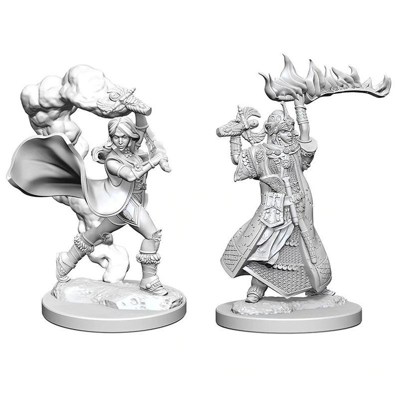 Pathfinder Battles Deep Cuts Miniatures: W01 Human Female Cleric [Unpainted]