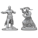 Pathfinder Battles Deep Cuts Miniatures: W01 Human Male Monk [Unpainted]