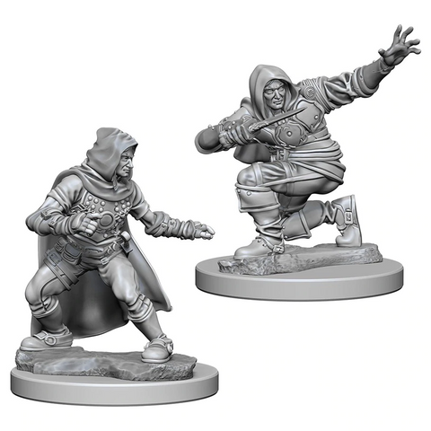Pathfinder Battles Deep Cuts Miniatures: W01 Human Male Rogue [Unpainted]