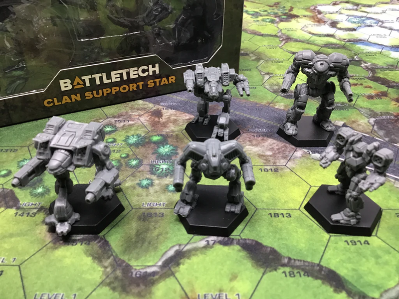 BattleTech: Miniature Force Pack - Clan Support Star