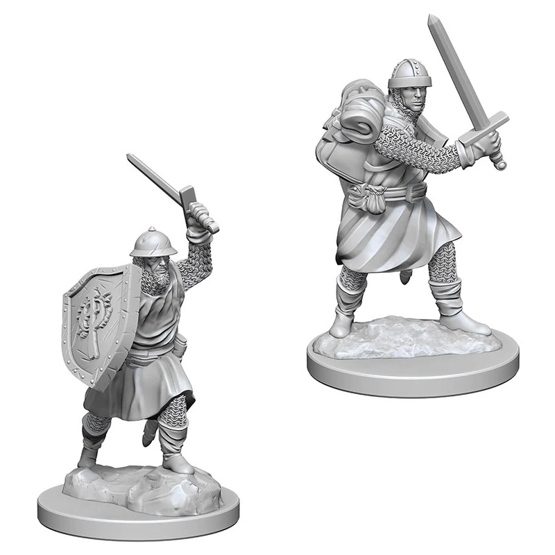 Pathfinder Battles Deep Cuts Miniatures: W04 Infantrymen [Unpainted]