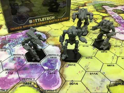 BattleTech: Miniature Force Pack - Inner Sphere Heavy Battle Lance