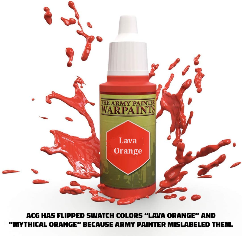 The Army Painter: Warpaints - Lava Orange