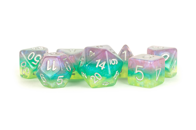 FanRoll MET 764 Layered Stardust: Radiance RPG Polyhedral Dice Set [7ct]