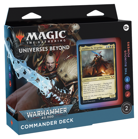 MTG Universes Beyond: Warhammer 40,000 Commander Deck - The Ruinous Powers