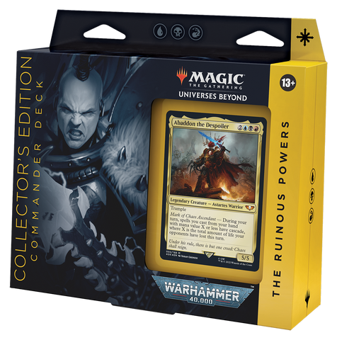 MTG Universes Beyond: Warhammer 40,000 Commander Deck - The Ruinous Powers [Collector's Edition]