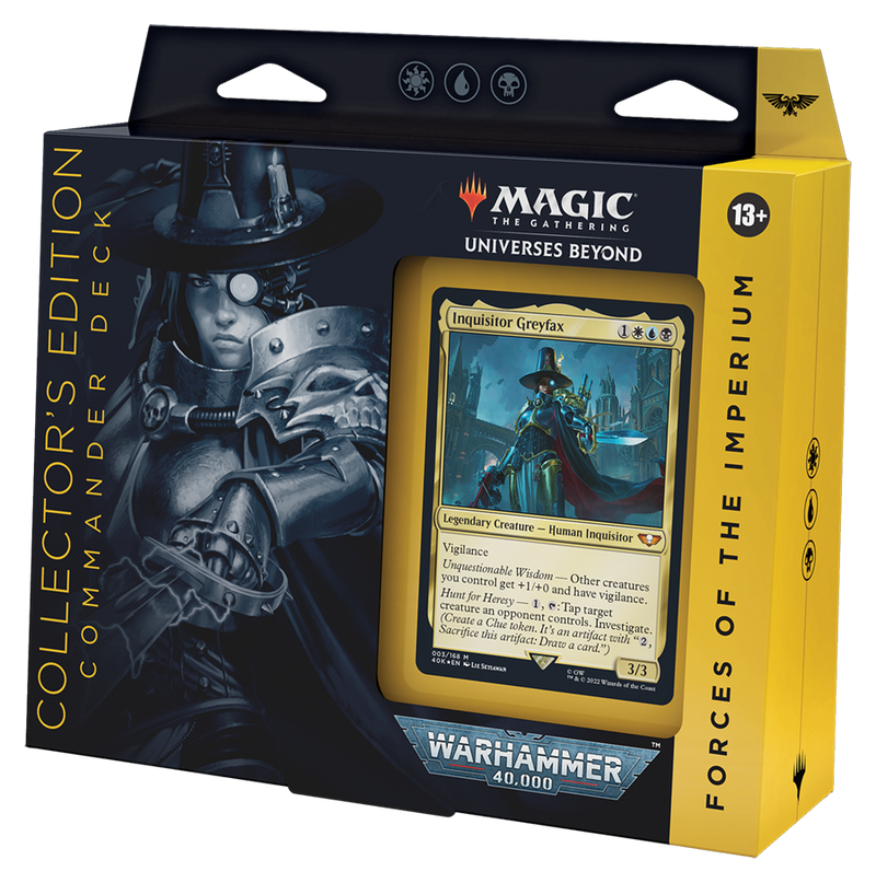 MTG Universes Beyond: Warhammer 40,000 Commander Deck - Forces of the Imperium [Collector's Edition]
