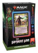 MTG The Brothers' War Commander Deck - Mishra's Burnished Banner + Collector Booster Sample Pack