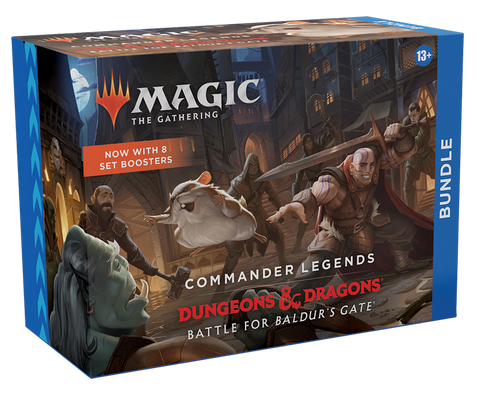 MTG Commander Legends: Battle for Baldur's Gate - Bundle | 8 Set Boosters + Accessories