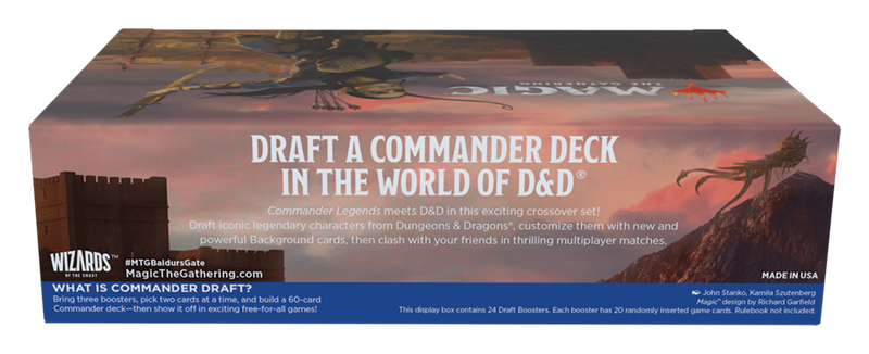 MTG Commander Legends: Battle for Baldur's Gate - Draft Booster Box | MTG Commander Legends: Battle for Baldur's Gate - Draft Booster Box |