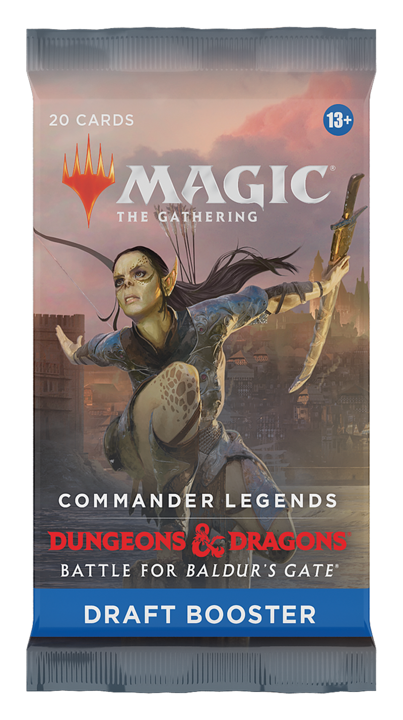 MTG Commander Legends: Battle for Baldur's Gate - Draft Booster Pack MTG Commander Legends: Battle for Baldur's Gate - Draft Booster Pack