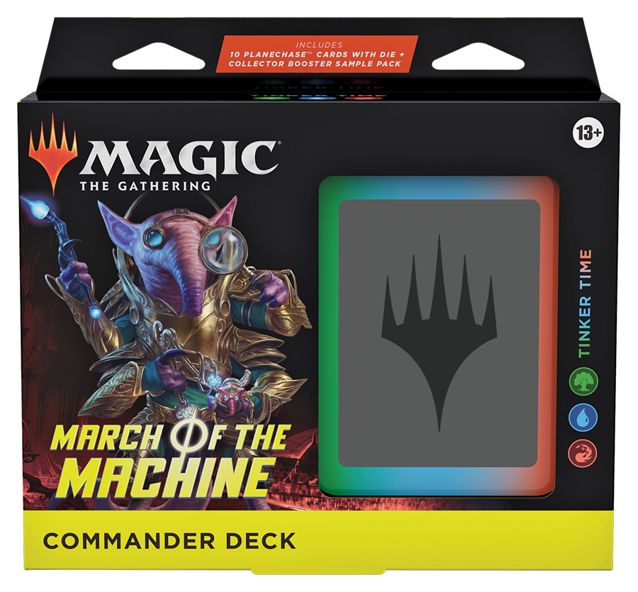 MTG March of the Machine - Commander Deck - Tinker Time + Collector Bo MTG March of the Machine - Commander Deck - Tinker Time + Collector Bo