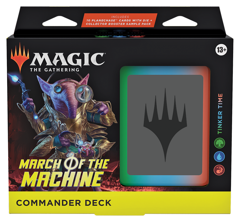 MTG March of the Machine - Commander Deck - Tinker Time + Collector Booster Sample Pack