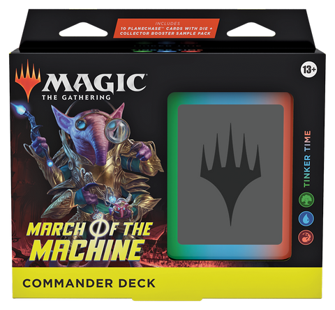 MTG March of the Machine - Commander Deck - Tinker Time + Collector Booster Sample Pack