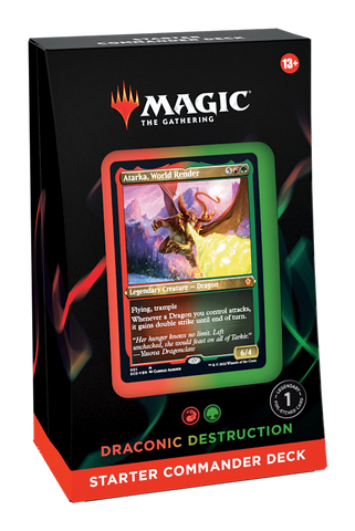 MTG Starter Commander Deck - Draconic Destruction **Local Pick-Up Only**