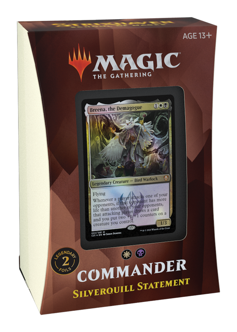 MTG Commander 2021 Deck - Silverquill Statement