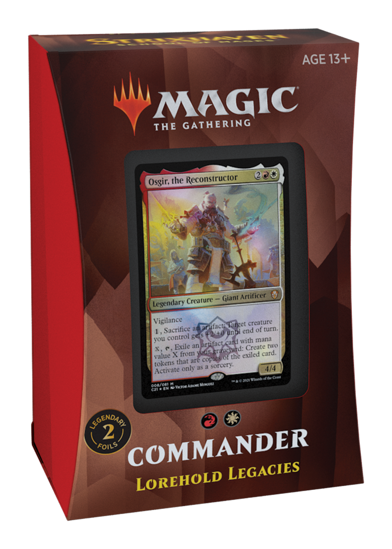 MTG Commander 2021 Deck - Lorehold Legacies MTG Commander 2021 Deck - Lorehold Legacies