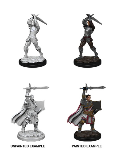 D&D Nolzur's Marvelous Miniatures: W12 Human Paladin [Unpainted]