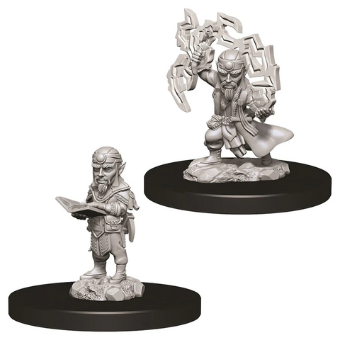 Pathfinder Battles Deep Cuts Miniatures: W09 Male Gnome Sorcerer [Unpainted]