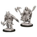 D&D Nolzur's Marvelous Miniatures: W09 Half-Orc Barbarian [Unpainted]