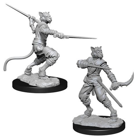 D&D Nolzur's Marvelous Miniatures: W07 Tabaxi Rogue [Unpainted]