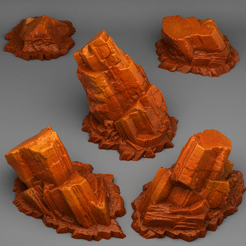 [3DP] Fantastic Rocks & Plants - Martian Monoliths