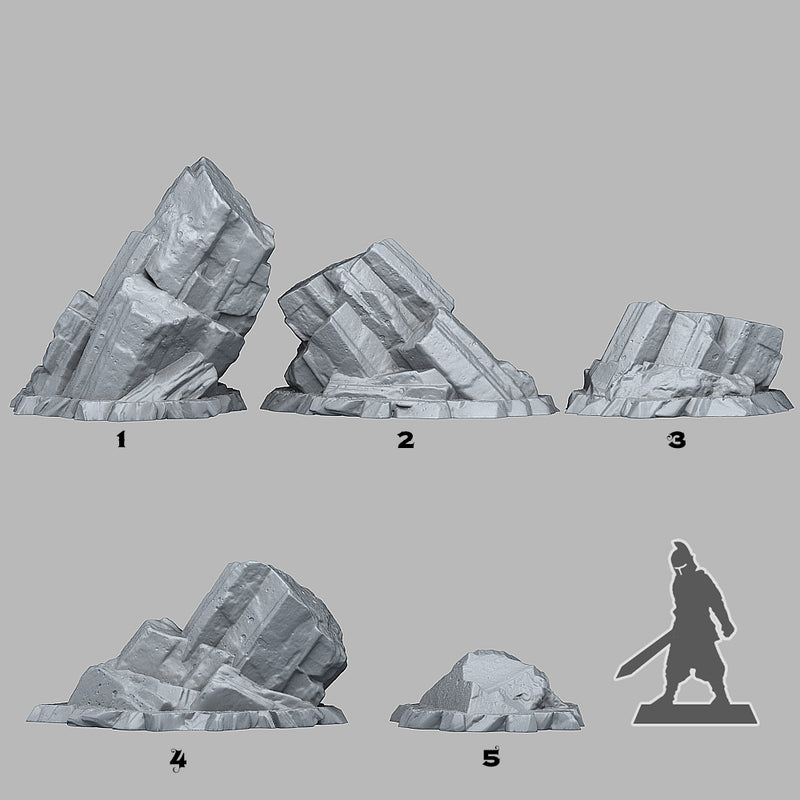 [3DP] Fantastic Rocks & Plants - Martian Monoliths