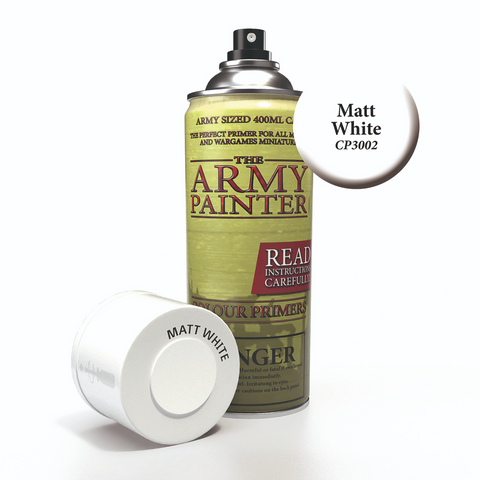 The Army Painter: Colour Primer - Matt White **Local Pick-Up and Purchase Only**