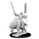 Pathfinder Battles Deep Cuts Miniatures: W07 Orc on Dire Wolf [Unpainted]