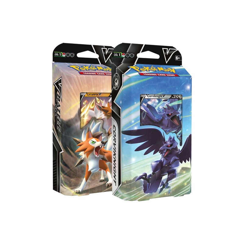 Pokémon TCG: V Battle Deck Bundle - Lycanroc vs. Corviknight