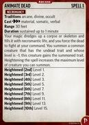 Pathfinder RPG (P2):  Advanced Player's Guide - Spell Cards [Accessory]